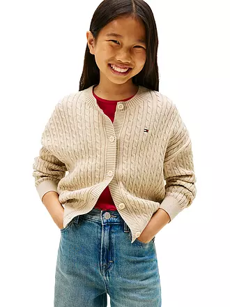 TOMMY HILFIGER | Mädchen Strickjacke | beige
